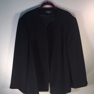 Kasper Black Blazer Size 24W